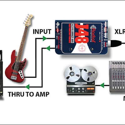 Radial J48 Phantom Powered Active Direct Box image 5