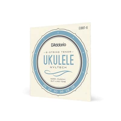 D'Addario Nyltech 6 String Tenor Ukulele Strings - EJ88T-6 image 2