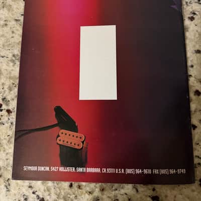 Seymour Duncan Pickup Catalog 1988 59 Alnico II Pearly Gates Staggered Flat Pro JB Trembucker quarter pound screamin demon invader Vintage 54 Broadcaster image 15