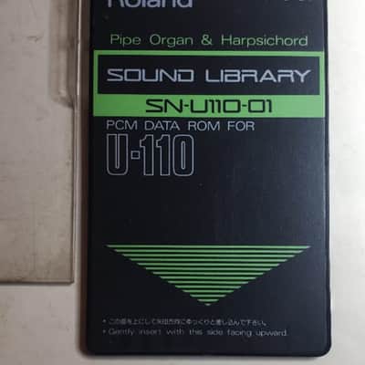 ROLAND SOUND LIBRARY SN-U110-01 Pipe Organ & Harpischord - PCM DATA ROM
