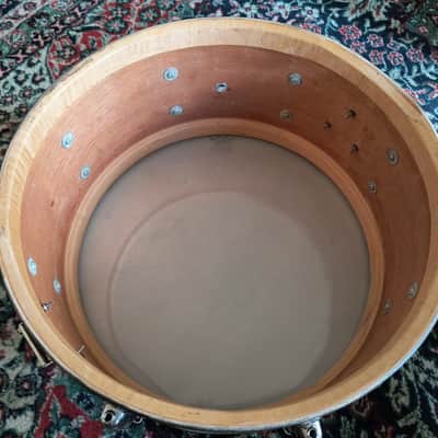 Vintage 1950s Slingerland No 157 Student Model 7 x 14" Snare Drum in Mahogany image 6