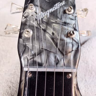 Magnatone Lap steel Early 50s - Gray/yellow pearloid image 5