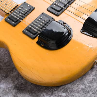 Shergold 124 1978 - Natural; 12 + 4 twin neck image 6
