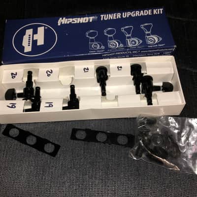 Hipshot 6 inline black locking tuners image 1