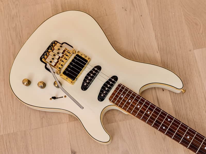 1980s Yamaha Session II 812 Vintage Electric Guitar HSS Pearl