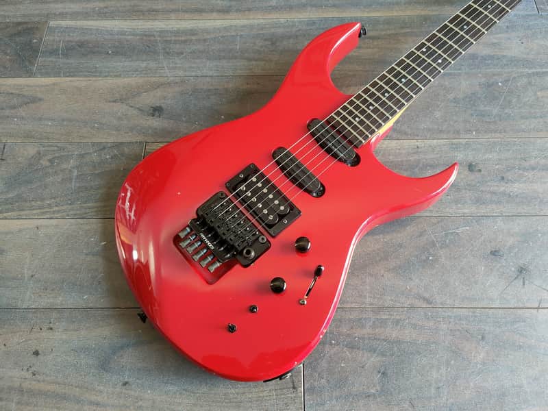 1991 Fernandes Japan FRS-85 Sustainiac Superstrat (Red) w