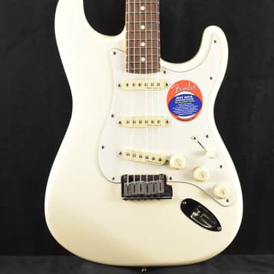 Mint Fender Jeff Beck Stratocaster Olympic White Rosewood Fingerboard image 1