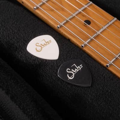 Suhr Modern T Andy Wood Signature Electric Guitar, Roasted Maple Fingerboard, War Black image 20