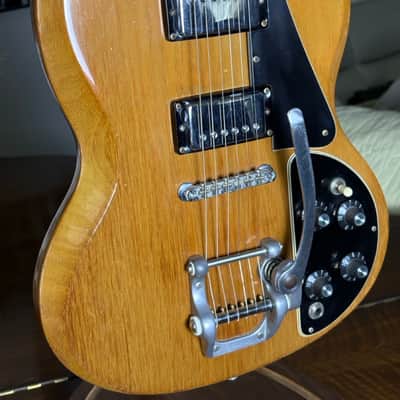1971 Gibson SG Deluxe Natural Finish w/ Bigsby, Original T-Tops, OHSC 6.5lbs image 3