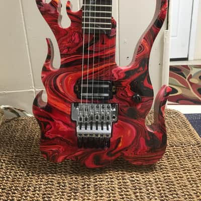 Ibanez RG Series Custom Red / Black with hard case image 2