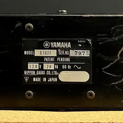 Yamaha Vintage Q1027 Professional Series Graphic Eq - Black image 8