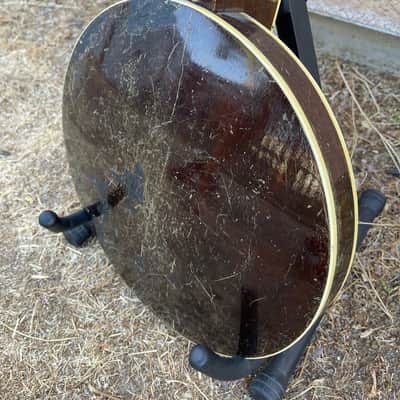 Gibson RB-180 1960s long neck banjo resonator closed back image 19