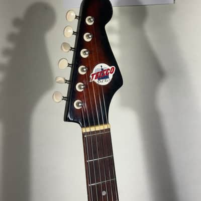 Teisco E-110 Electric Guitar - 1960s - Sunburst - In-House Adjusted image 2