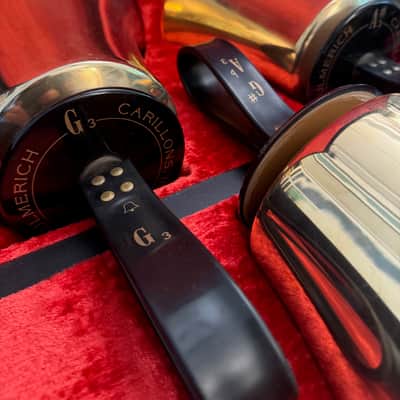 Schulmerich Handbells | Case D-3 | 4th Octave G3-B3 Late 2010s - Brass image 3