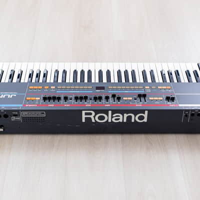 1985 Roland Juno-106 Vintage Analog Synthesizer, Serviced 120v w/ Carry Case image 12