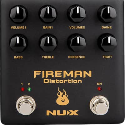 NUX Fireman Distortion Effects Pedal image 1