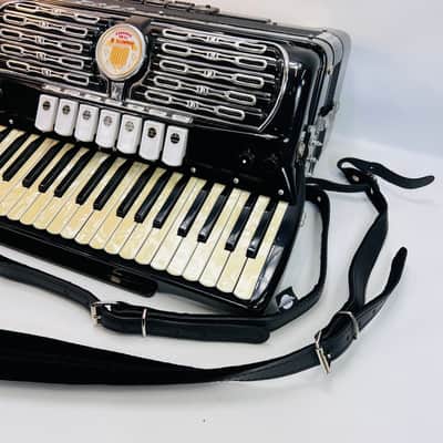 VTG Titano Palmer Converter Grand Piano Accordion Black LMH 41 Keys 120 Bass image 4