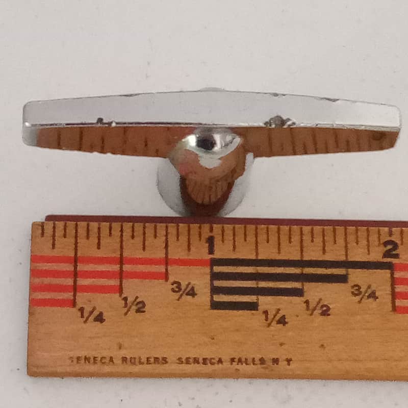 Ludwig 1/4"-20 Wing-Nut T-Handle P1216D Chrome Rocker Classic Maple Female70-80s image 1