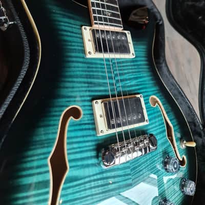 Used PRS SE Hollowbody Peacock Blue image 1