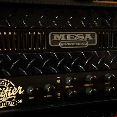 Mesa/Boogie Single Rectifier Series 2 Solo Head – Custom Blue Galaxy Faceplate – Excellent Condition image 3