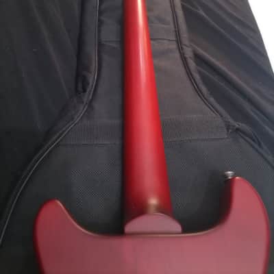 ELECTRIC GUITAR HARLEY BENTON DC JUNIOR OPEN PORE FADED CHERRY P90D DOG EAR image 5
