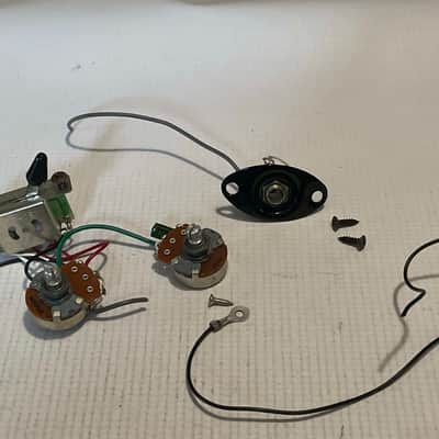 2000's Ibanez RG250DX RG Series Guitar Factory Electronics Wiring, Volume Tone Pot Jack image 1