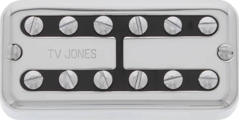 TV Jones TV Classic Humbucker Bridge Pickup, Universal Mount, Chrome image 1