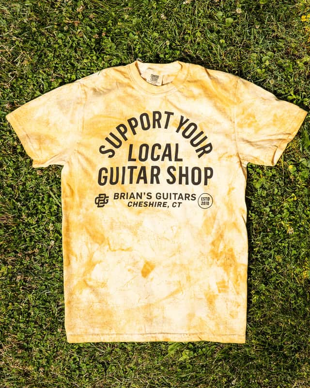 Brian's Guitars "Support Your Local Guitar Shop" Summer 2026 Limited T-Shirt-Small image 1