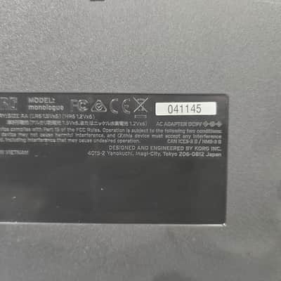 Korg Monologue Silver (Used) image 6