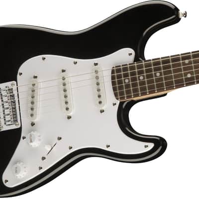 Squier Fender Mini Strat Electric Guitar V2 Black Stratocaster #0370121506 image 4
