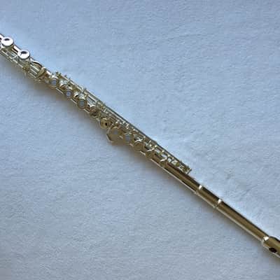 Professional 17 open hole silver plated flute E key B Foot image 6