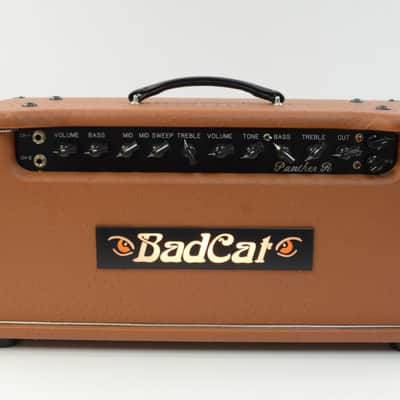 Bad Cat Panther R Head & S-212 Cabinet Brown Ostrich Tolex image 3