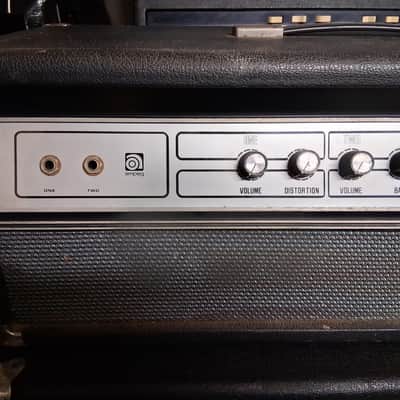 Late 70s Ampeg V-4 100-Watt Guitar Head with Distortion Control Serviced F&T Capacitors Vintage Tubes image 2
