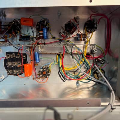 1950’s RCA BA-4C tube amplifier line preamp microphones Rehoused and fully serviced in an old GE chasis image 16