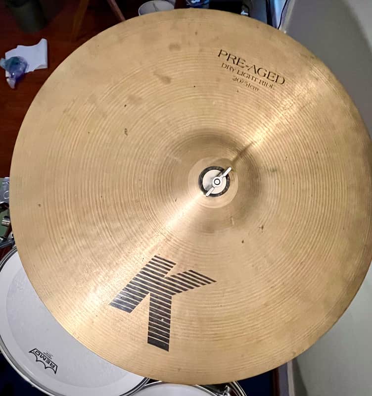 Zildjian 20" K Series Pre-Aged Dry Light Ride Cymbal 1992 - 2001 - Traditional image 1