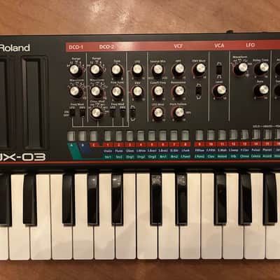 Roland JX-03 Boutique Series Synthesizer Module with K-25m Keyboard 2016 - Present - Black