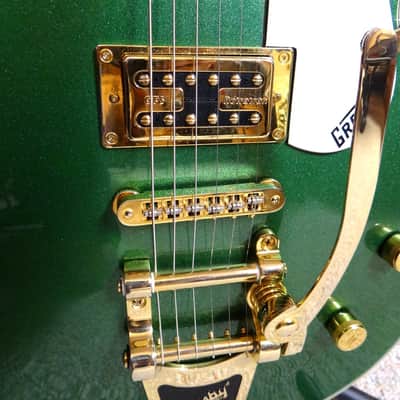 2006 Gretsch Elliot Easton G5570 Electromatic in Cadillac Green Sparkle with Gator hard shell case. image 2