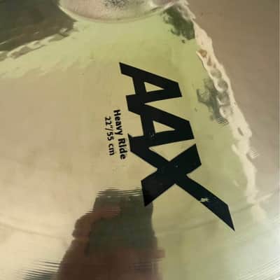 Sabian 22" AAX Heavy Ride Cymbal 2019 - Present - Brilliant image 6