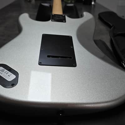 Fender Boxer Series Stratocaster MIJ BRAND NEW 2020 Porsche Inca Silver HH Japanese MJ Made in Japan Super Strat Coil Tap Gotoh Vintage 80s Reissue Black Headstock Guitar image 19