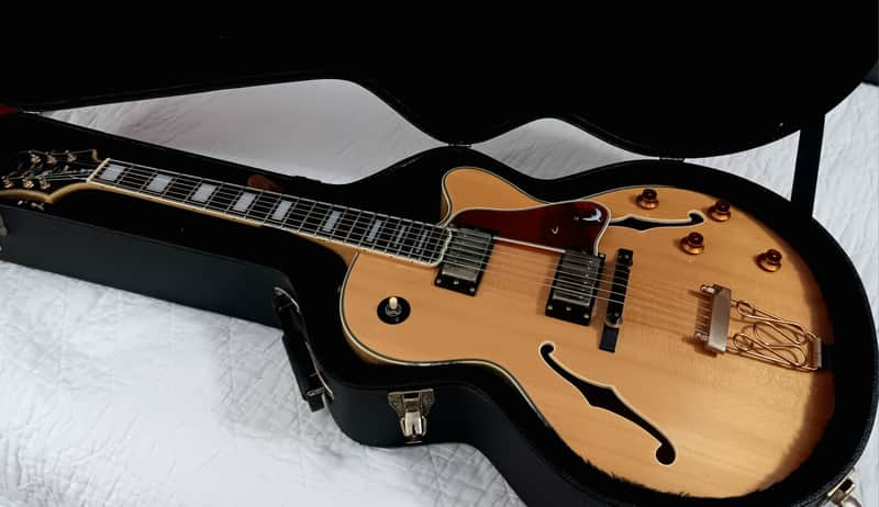 90s Epiphone Joe Pass Emperor I — Rare Early Deep Body Spec (Samick MIK) w/ OHSC - Gorgeous Natural Finish 1990s Natural image 1
