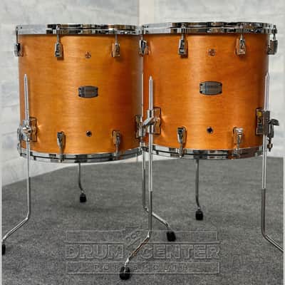 Yamaha Absolute Hybrid Maple 5pc Drum Set Vintage Natural image 4