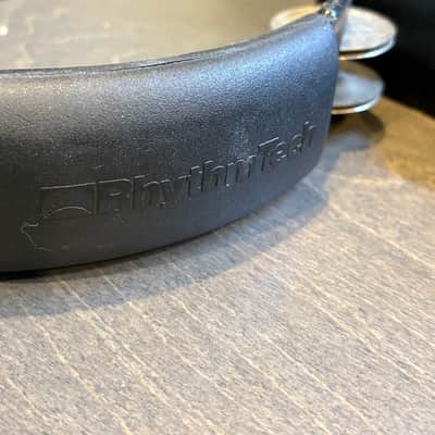 RhythmTech RT1010 Tambourine - Black, Double Row Nickel Jingles (Made in USA) image 7