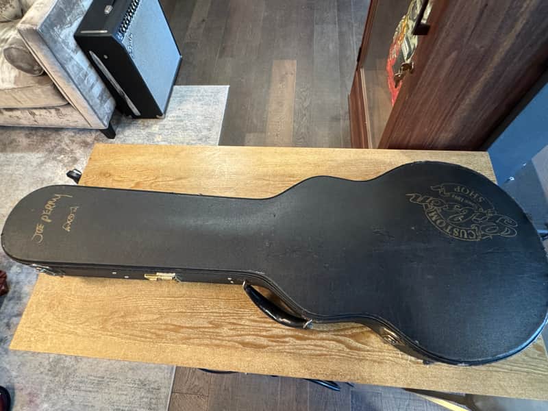 Gibson Joe Perry Custom Shop Les Paul Hard Case 2000s - Black image 1