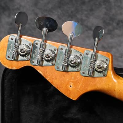 1966 Fender Jazz Bass - Olympic White Refinish image 8