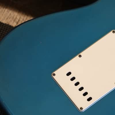 2020 Mario Martin S-Type Madagascar Roasted Neck Electric Guitar Deep Lake Placid Blue Factory Relic + COA OGB image 16