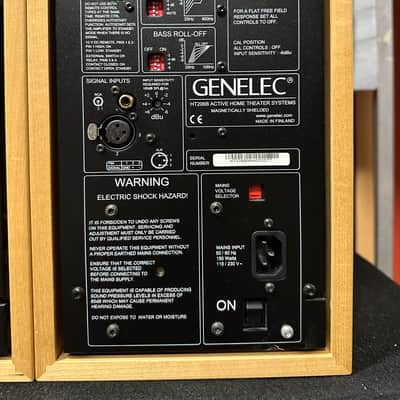 Genelec HT206B – Pair of Active Bi-Amplified Monitors – Made in Finland – Excellent Condition image 4