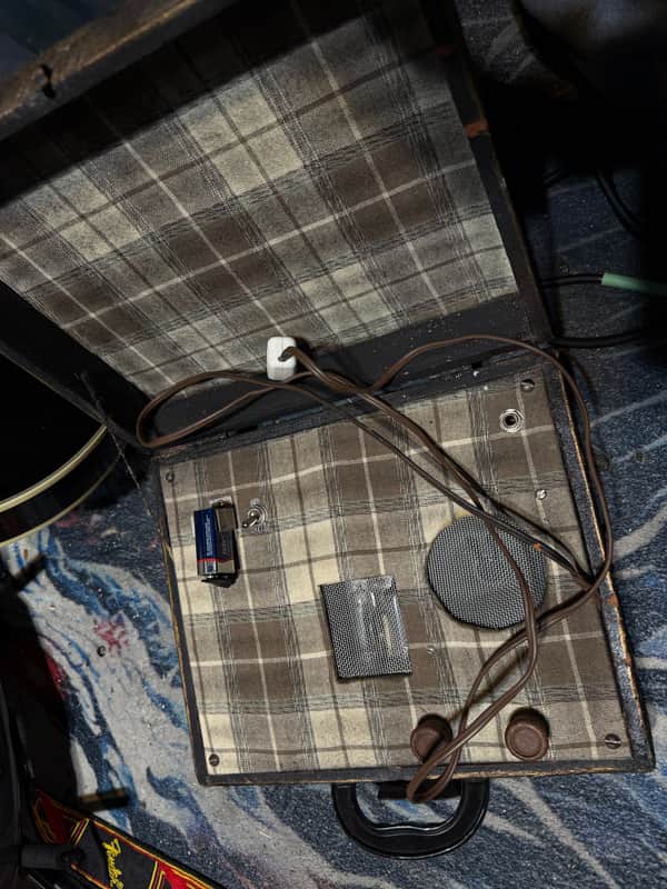Unbranded Cigar Box Amp - Ruff looking gold and brown image 1