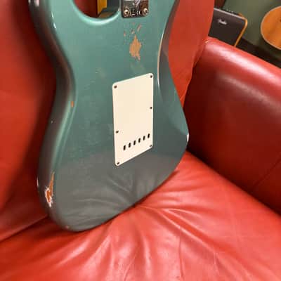 2024 Fender Custom Shop Limited Edition '57 Stratocaster Reissue Relic Faded Sherwood Metallic Green image 13