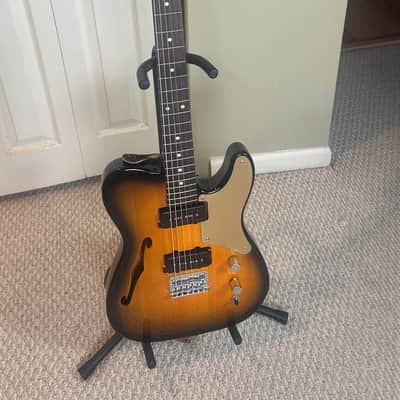 Squier/Partscaster  Baritone Cabronita Tele Sunburst image 5