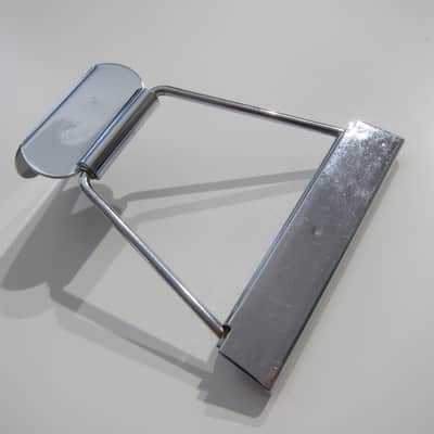 Gibson Acoustic 12 String Guitar Tailpiece Authentic Vintage Part Circa-1960s-Chrome image 2
